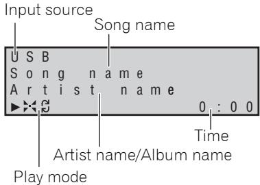 PIONEER XW-NAC3R-R - About the playback screen - 1