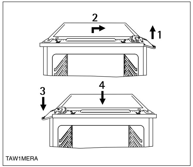 DE DIETRICH DRH714JE - Door reversal - 2