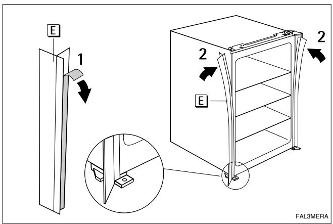 DE DIETRICH DRH714JE - Reversibility de la puerta - 9
