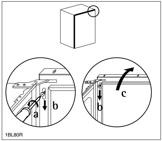 DE DIETRICH DRH714JE - Door reversal - 7