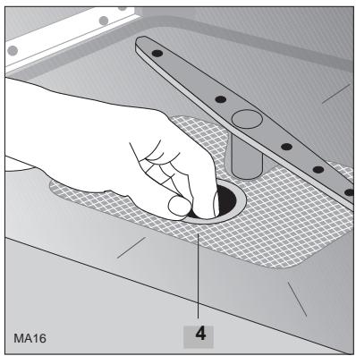 DE DIETRICH VN7451E1 - Cleaning the filters - 4