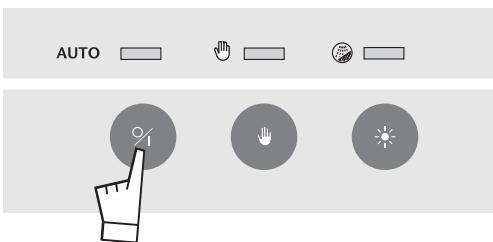DE DIETRICH DHD479XE1 - Abschalten der Dunstabzugshaube Position OFF - 1