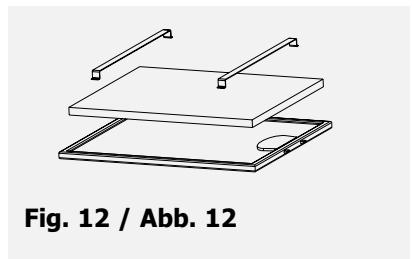 DE DIETRICH DHD479XE1 - Montagem do filtro de carvão (fig. 12) - 16