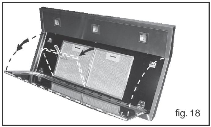 DE DIETRICH DHD771X - - RENGØRING AF FEDTFILTRE - 2