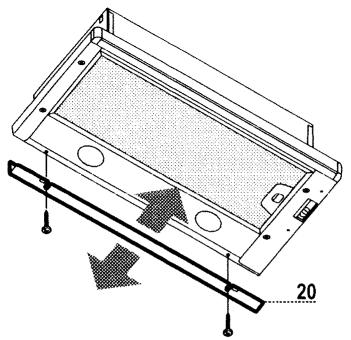 DE DIETRICH DHT200BE1 - PROFIL DE FERMETURE - 1