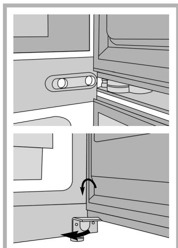 DE DIETRICH DKP825W - Cambio del sentido de aperture de las puertas - 1
