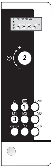 DE DIETRICH DME321XE1 - TOUCHES MEMOIRES M1-M2-M3 - 4