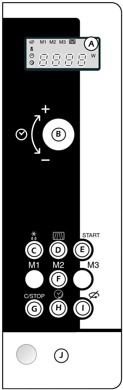 DE DIETRICH DME321XE1 - J Door open button : - 1