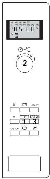 M1 M2 M3 A W 0:5:00 - 2 + START M 1 3 C/STOP ✓