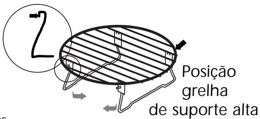 2 Posição grelha de suporte alta