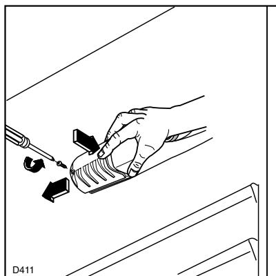 DE DIETRICH DRS922JE - Changing the light bulb - 1