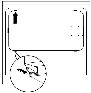 DE DIETRICH DRS922JE - Inner door reversal - 5