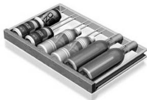 DE DIETRICH DWS860X - Illuminatione interna e pulsante - 4
