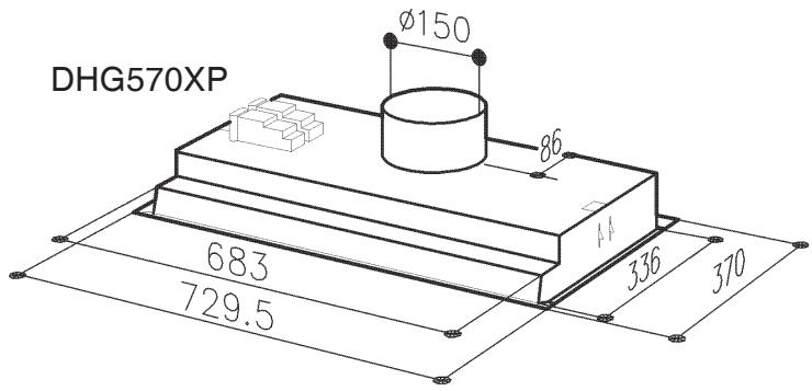 DE DIETRICH DHG570XP1 - Dati Tecnici - DHG570XP: - 4