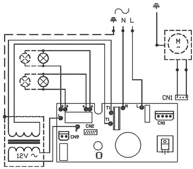DE DIETRICH DHG570XP1 - SCHEMA ÉLECTRIQUE - WIRING DIAGRAM - ELEKTRISCHER SCHALTPLAN SCHEMA ELETTRICO - ESQUEMA ÉLECTRICO - ESQUEMA ÉLECTRICO ELEKTRISCH SCHEMA - 1
