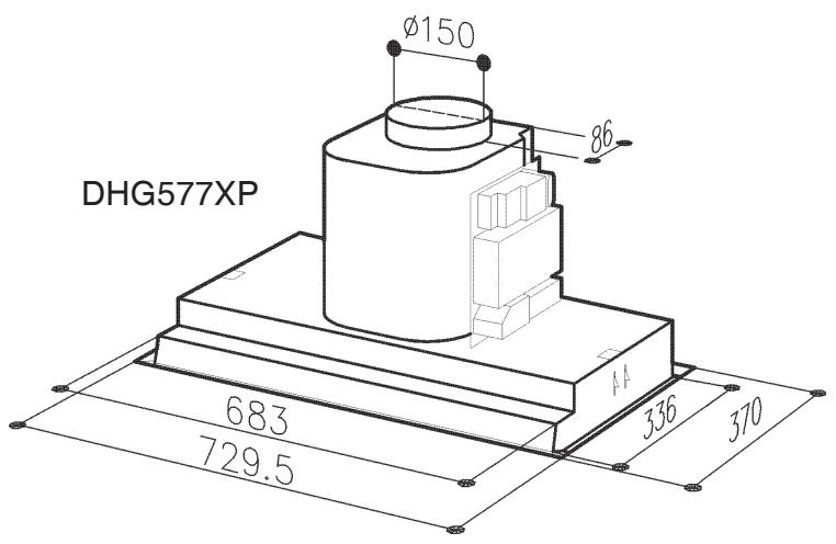 DE DIETRICH DHG570XP1 - OPGELET: WANNEER DE LED L1 OPLICHT WIL DIT ZEGGEN DAT MEN DE ANTI-VETFILTERS MOET SCHOONMAKEN OF DAT MEN DE KOOLSTOFFILTER MOET VERVANGEN. - 3