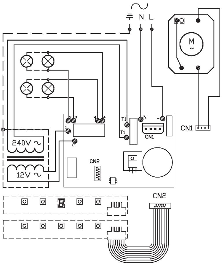 DE DIETRICH DHG570XP1 - SCHEMA ÉLECTRIQUE - WIRING DIAGRAM - ELEKTRISCHER SCHALTPLAN SCHEMA ELETTRICO - ESQUEMA ÉLECTRICO - ESQUEMA ÉLECTRICO ELEKTRISCH SCHEMA - 3