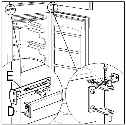 DE DIETRICH DRC725JE - Recess dimensions - 17