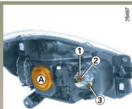 RENAULT CLIO 3 PHASE 1 - Véhicules équipés de lampes au xénon A - 1