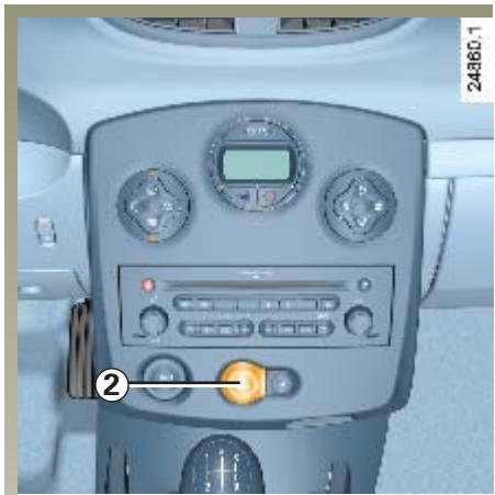 RENAULT CLIO 3 PHASE 1 - Avertisseur lumineux - 1