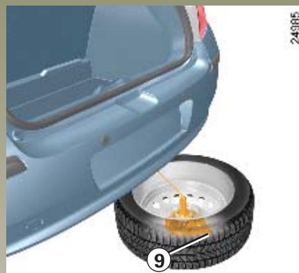 RENAULT CLIO 3 PHASE 1 - Pour réinstaller une roue - 3