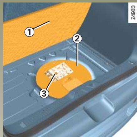 RENAULT CLIO 3 PHASE 1 - ROUE DE SECOURS - 1
