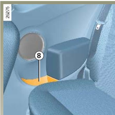RENAULT CLIO 3 PHASE 1 - RANGEMENTS / AMÉNAGEMENTS HABITACLE (suite) - 2
