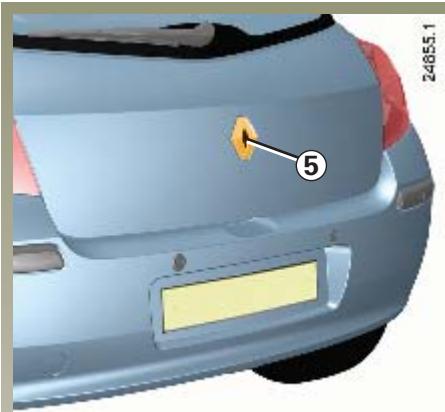 RENAULT CLIO 3 PHASE 1 - Verrouillage des portes et du coffre - 1