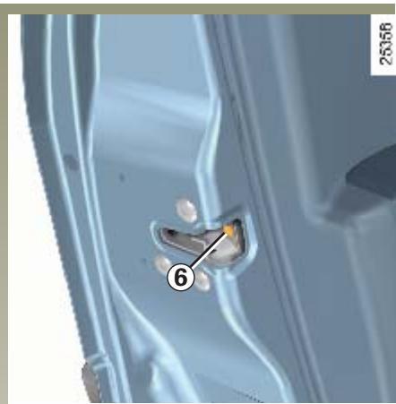 RENAULT CLIO 3 PHASE 1 - VERROILLAGE / DÉVERROILLAGE DES PORTES (suite) - 3
