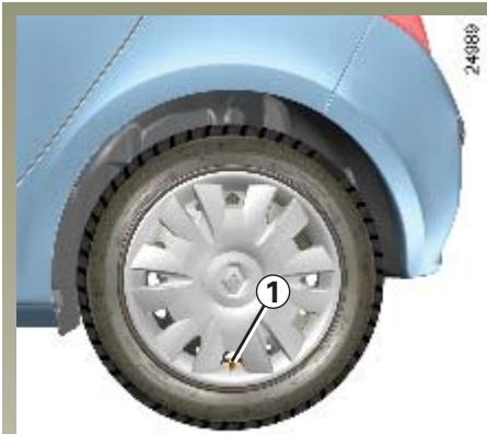 RENAULT CLIO 3 PHASE 1 - SYSTEME DE SURVEILLANCE DE PRESSION DES PNEUMATIQUES - 2