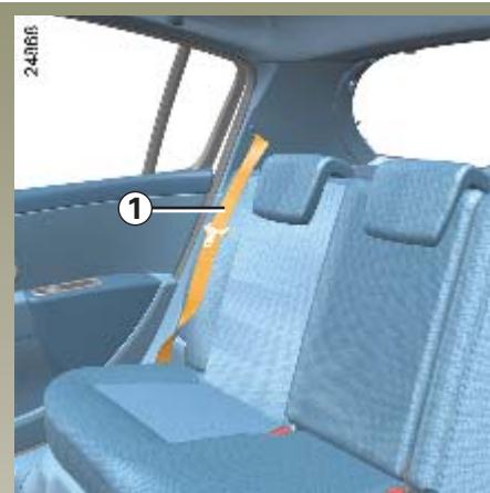 RENAULT CLIO 3 PHASE 1 - CEINTURES DE SECURITE (suite) - 1