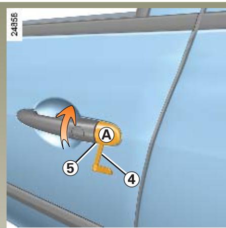 RENAULT CLIO 3 PHASE 1 - VERROILLAGE / DÉVERROILLAGE DES PORTES (suite) - 1