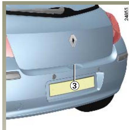 RENAULT CLIO 3 PHASE 1 - Déverrouillage des portes et du coffre - 1