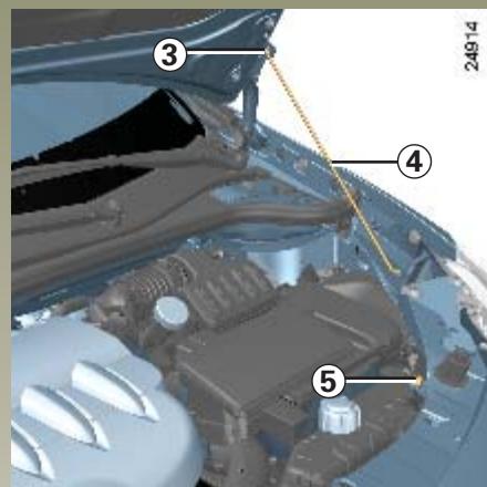 RENAULT CLIO 3 PHASE 1 - CAPOT MOTEUR (suite) - 1