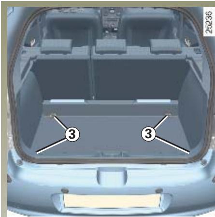 RENAULT CLIO 3 PHASE 1 - Tablette arrête - 3