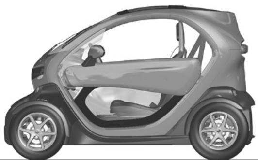 RENAULT TWIZY ZE - MASSES (en kg) - 1
