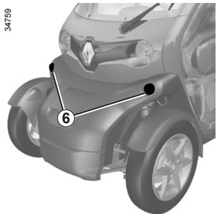 RENAULT TWIZY ZE - PROJECTEURS AVANT : remplacement des lampes (2/2) - 1