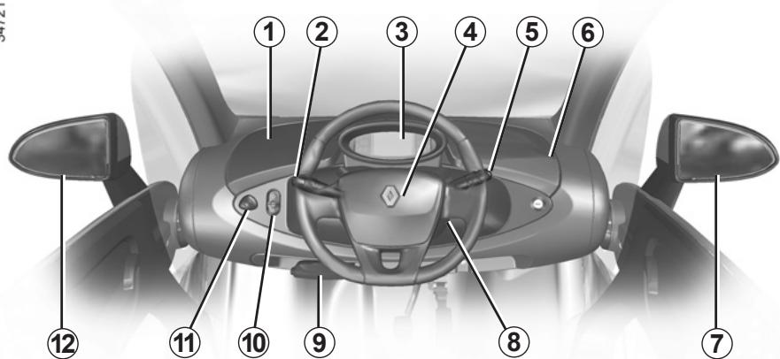 RENAULT TWIZY ZE - POSTE DE CONDUITE - 1