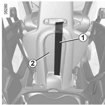 RENAULT TWIZY ZE - Ceinture de maintainen l'etal conducteur - 1