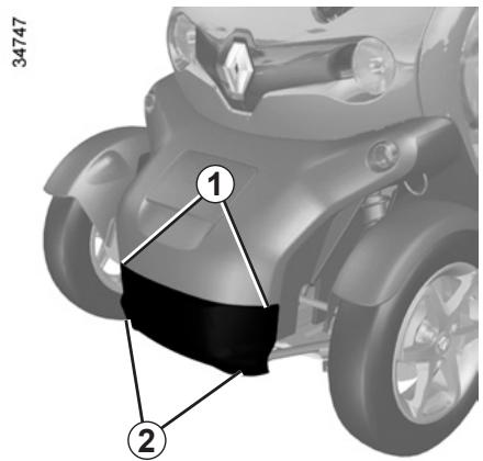 RENAULT TWIZY ZE - REMORQUAGE : point de remorquage etCHOIX du remorquage - 1