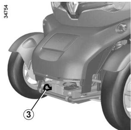 RENAULT TWIZY ZE - Accès au point de remorquage - 1