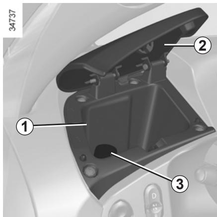 RENAULT TWIZY ZE - RANGEMENTS, AMÉNAGEMENTS HABITACLE (1/2) - 1