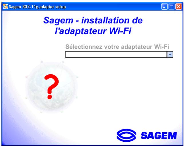 SAGEM WL5021F PCMCIA CARD - Installation de votre carte SAGEM wi-fi 11G CARDBUS ADAPTER sous windows : - 2