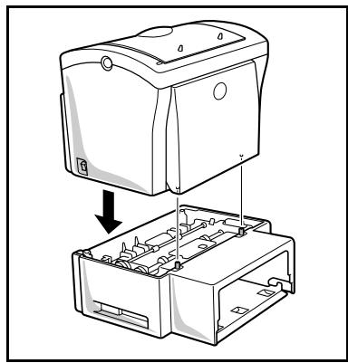 SAGEM MF 3620 - Installation de la cassette secondaire de papier - 2