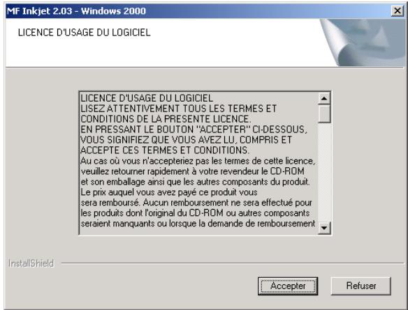 SAGEM PHILIPS MF-JET 450 - Installation des produits offerts - 3