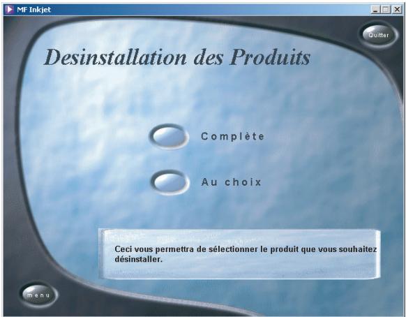 SAGEM PHILIPS MF-JET 450 - Déinstallation des produits - 4