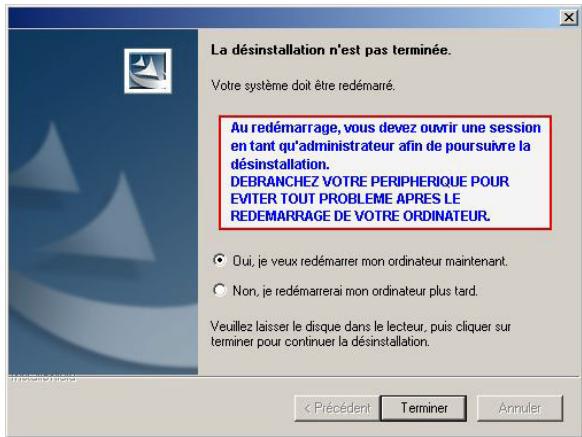 SAGEM PHILIPS MF-JET 450 - Déinstallation des produits - 2