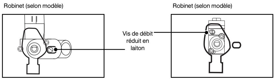 SAUTER SCM 680 H - - Réglage du ralenti des robinets des brûleurs de table - 1