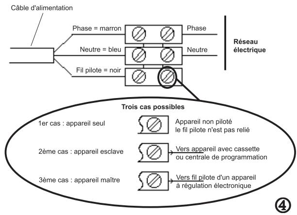 SAUTER BOOGIE - Ne pas brancher le fil pilote (noir) à la terre. - 1