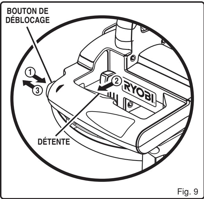 RYOBI MS180 - Bouton de déblocage - 1